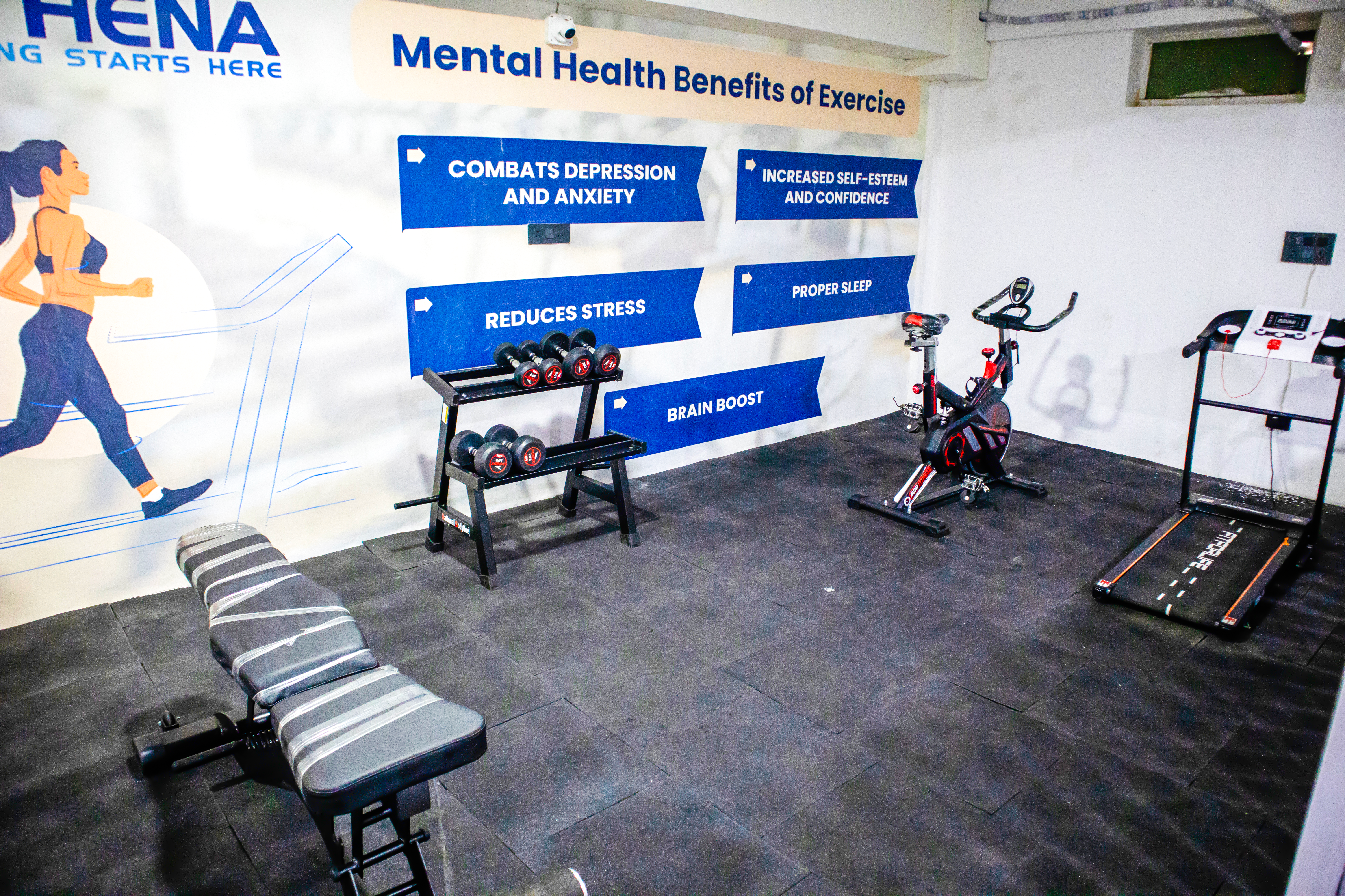 Mental Health Rehabilitation Centre Gym Area